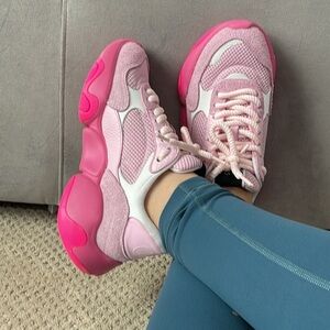 Valentino pink bubble sneaker